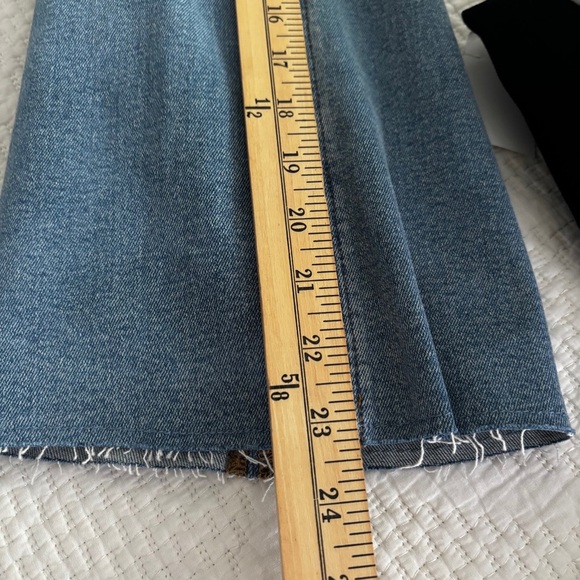J. Crew Petite High Rise Flare Crop Jean All Day Stretch 35P/18P Sun Lake Wash - Picture 7 of 15